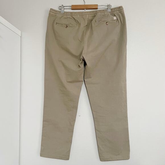 Marine‎ Layer Men's Saturday Drawstring Slim Fit Straight Pants Size XX-Large - Picture 4 of 10
